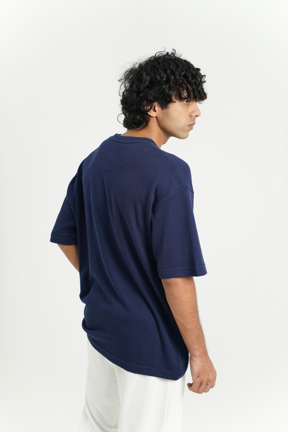 Navy-Blue Oversized T-shirt