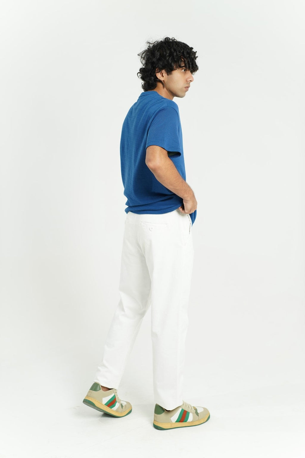 Deep-Blue Oversized T-shirt