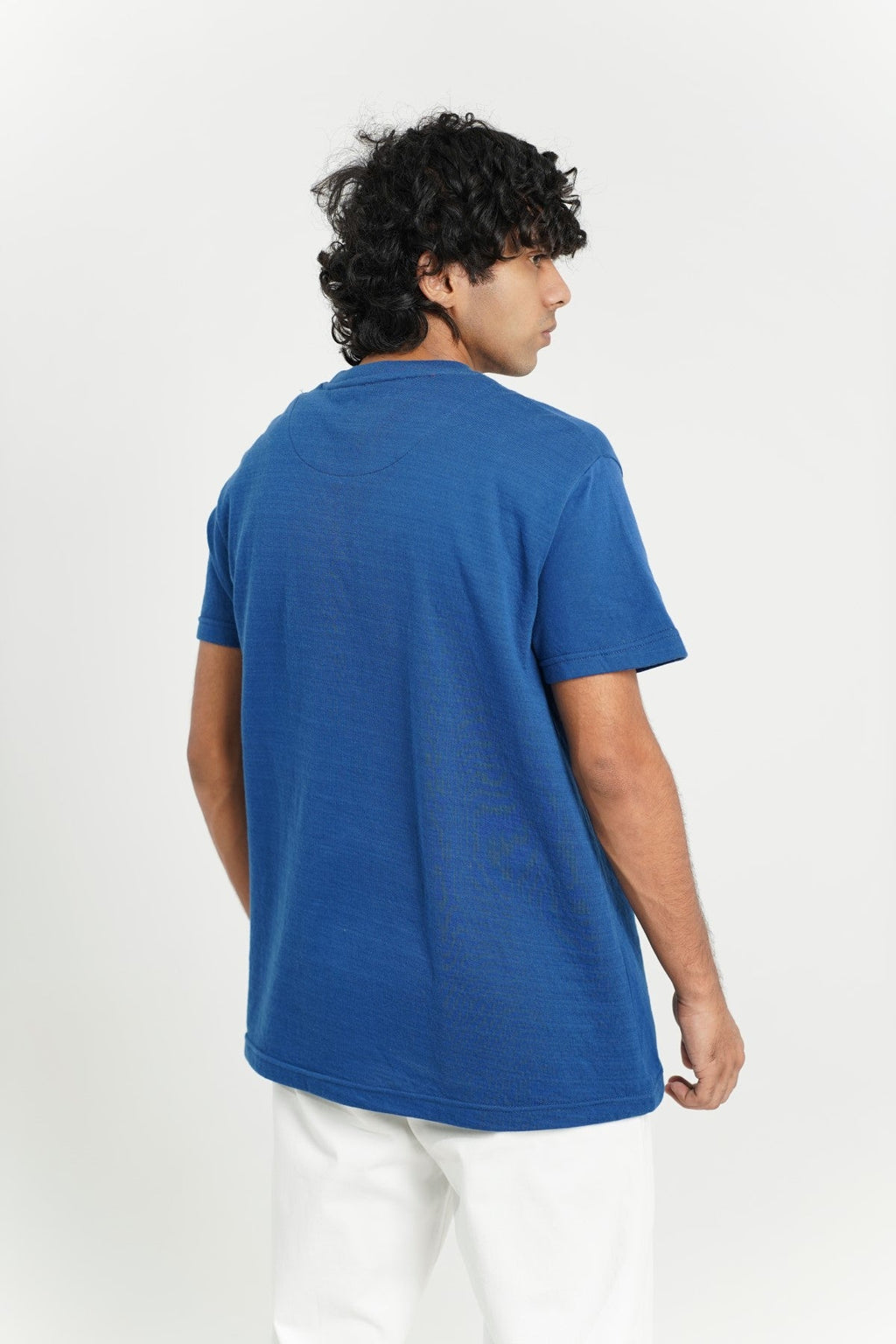 Deep-Blue Oversized T-shirt