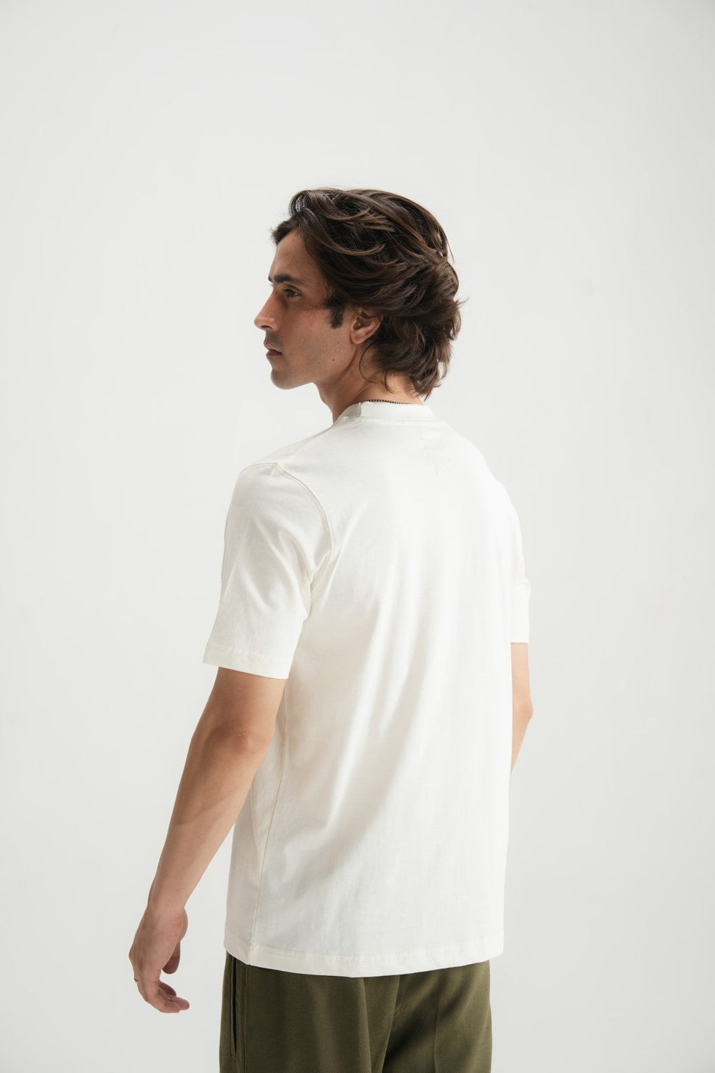 Pearl-white Oversized T-shirt