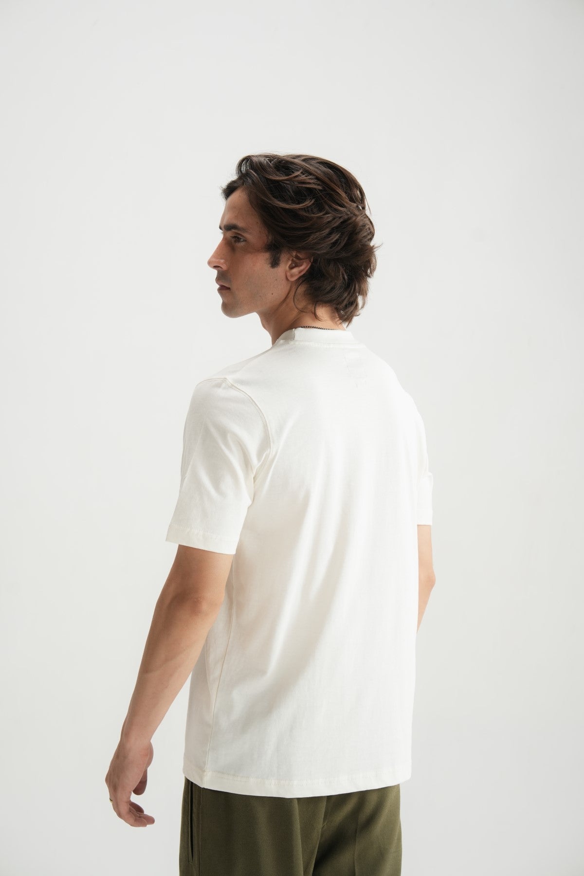 Pearl-white Oversized T-shirt