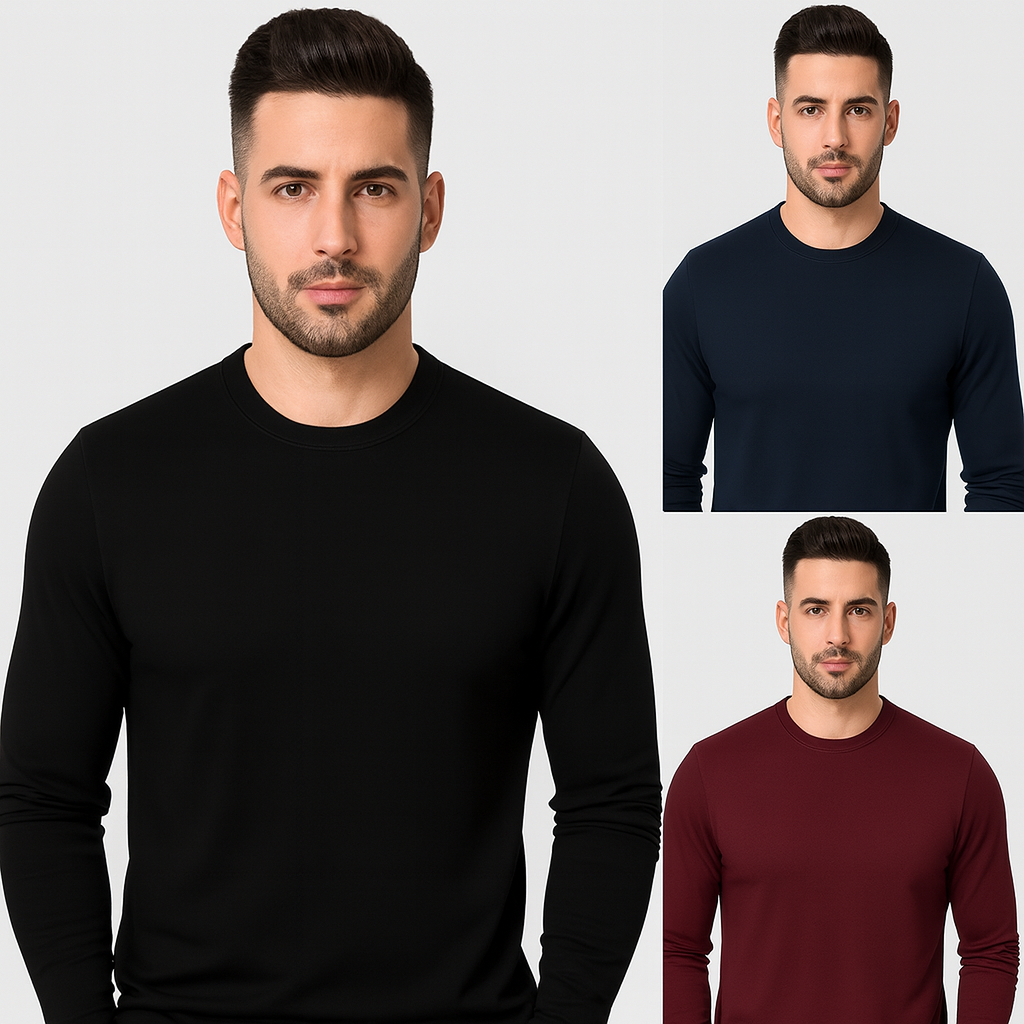 pack of 3 TriFlex Jersey Roundneck